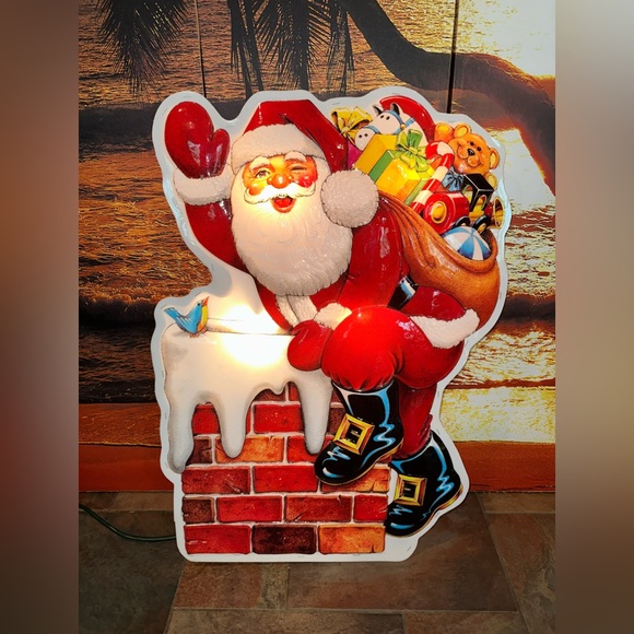 Noma Decor Lites Holiday Noma Decor Lites Santa Light Up Vintage